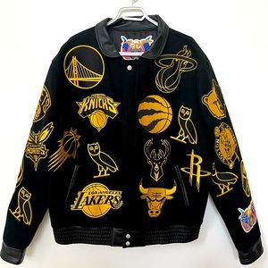 OVO NBA Jeff Hamilton Team Icons Wool Jacket